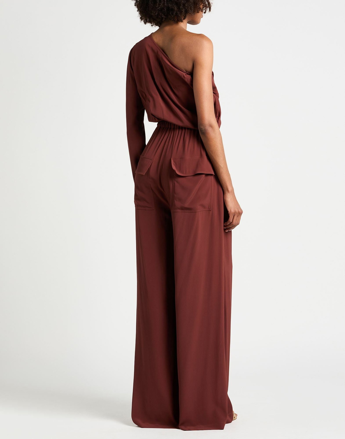 Rick Owens Womens Jumpsuit Chocolate in Brown