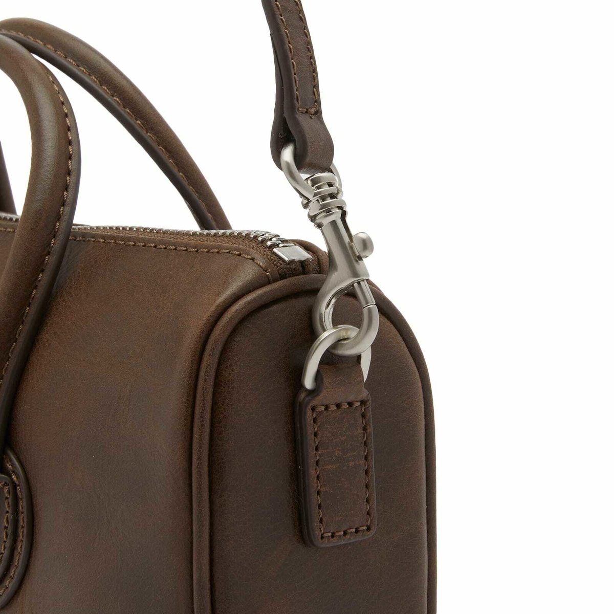 ★MARGE SHERWOOD★ ZIPPER SMALLwashed brown pullup DD047740_ MARGE SHERWOOD Women's Zipper Small Bag in Washed Brown