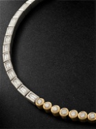 Yvonne Léon - White and Yellow Gold Diamond Bracelet