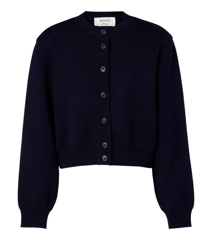 Photo: Róhe Wool-blend cardigan