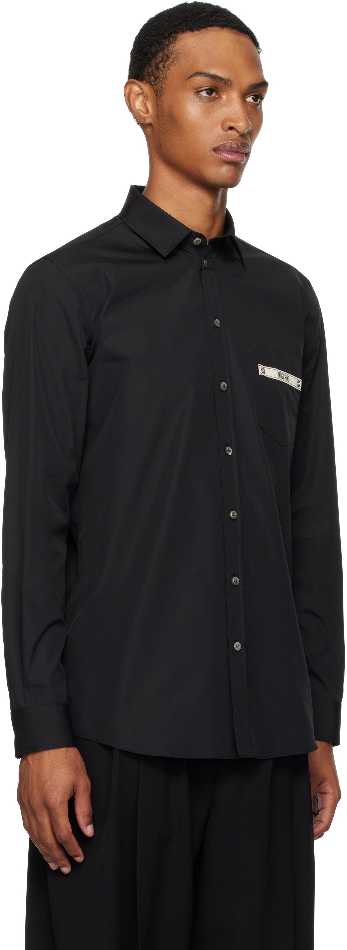 Moschino Black Moschino Tape Shirt