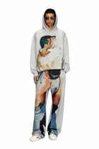 Diesel Hoodie with graphic print - Sweaters - Unisex - Grey