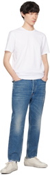 Golden Goose Blue Slim Fit Medium Wash Jeans