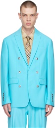 Burberry Blue Tailored Blazer