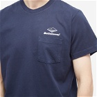 Battenwear Men's Team Pocket T-Shirt in Navy