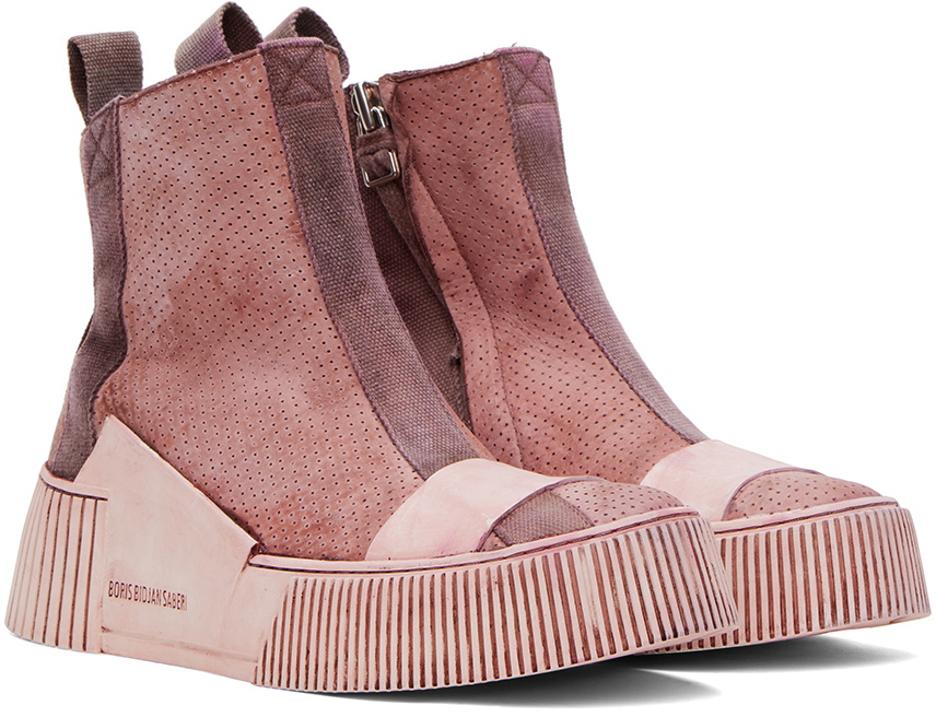 Boris Bidjan Saberi Pink Bamba 3.2 Sneakers