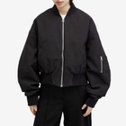 Meotine Women's Kian Canvas Bomber Jacket in Black