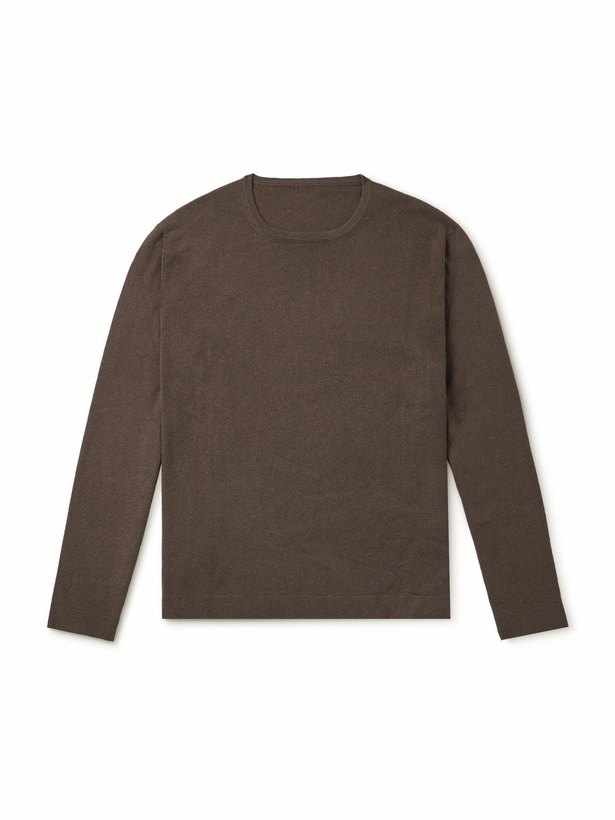 Photo: Stòffa - Cashmere Sweater - Brown