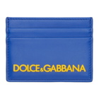 Dolce and Gabbana Blue Logo Card Holder