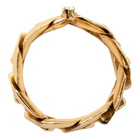 Emanuele Bicocchi Gold Soft Chain Ring