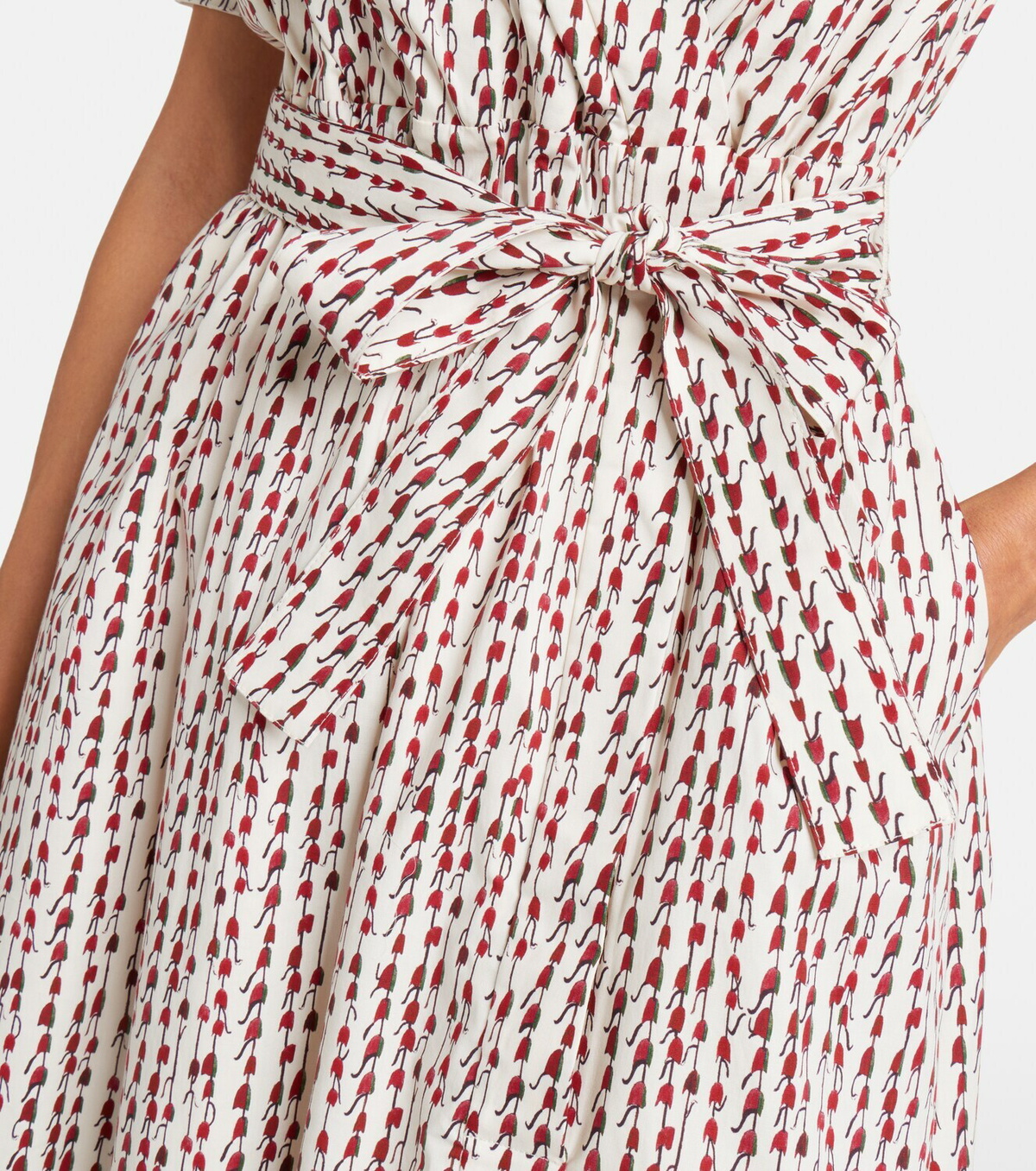 Altuzarra Lydia printed cotton-blend wrap dress