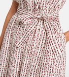 Altuzarra Lydia printed cotton-blend wrap dress