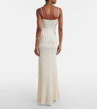 Faithfull Irene pointelle cotton-blend maxi dress