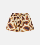 Christopher Esber Printed cotton shorts
