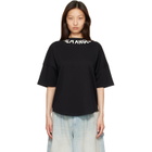 Palm Angels Black Neck Logo Over T-Shirt