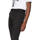 Juun.J Black Wool Tapered Trousers