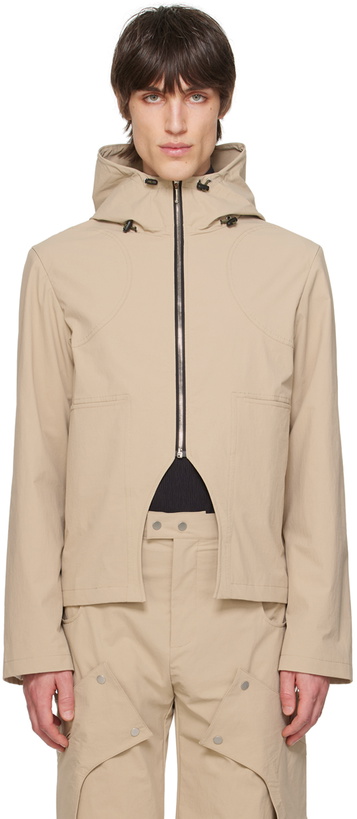 Photo: Uncertain Factor Beige Atomic Domination Jacket