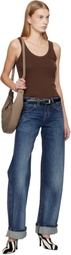 KHAITE Taupe Small Augustina Crossbody Bag