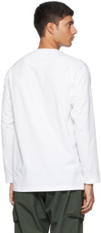 Y-3 White Classic Logo Long Sleeve T-Shirt