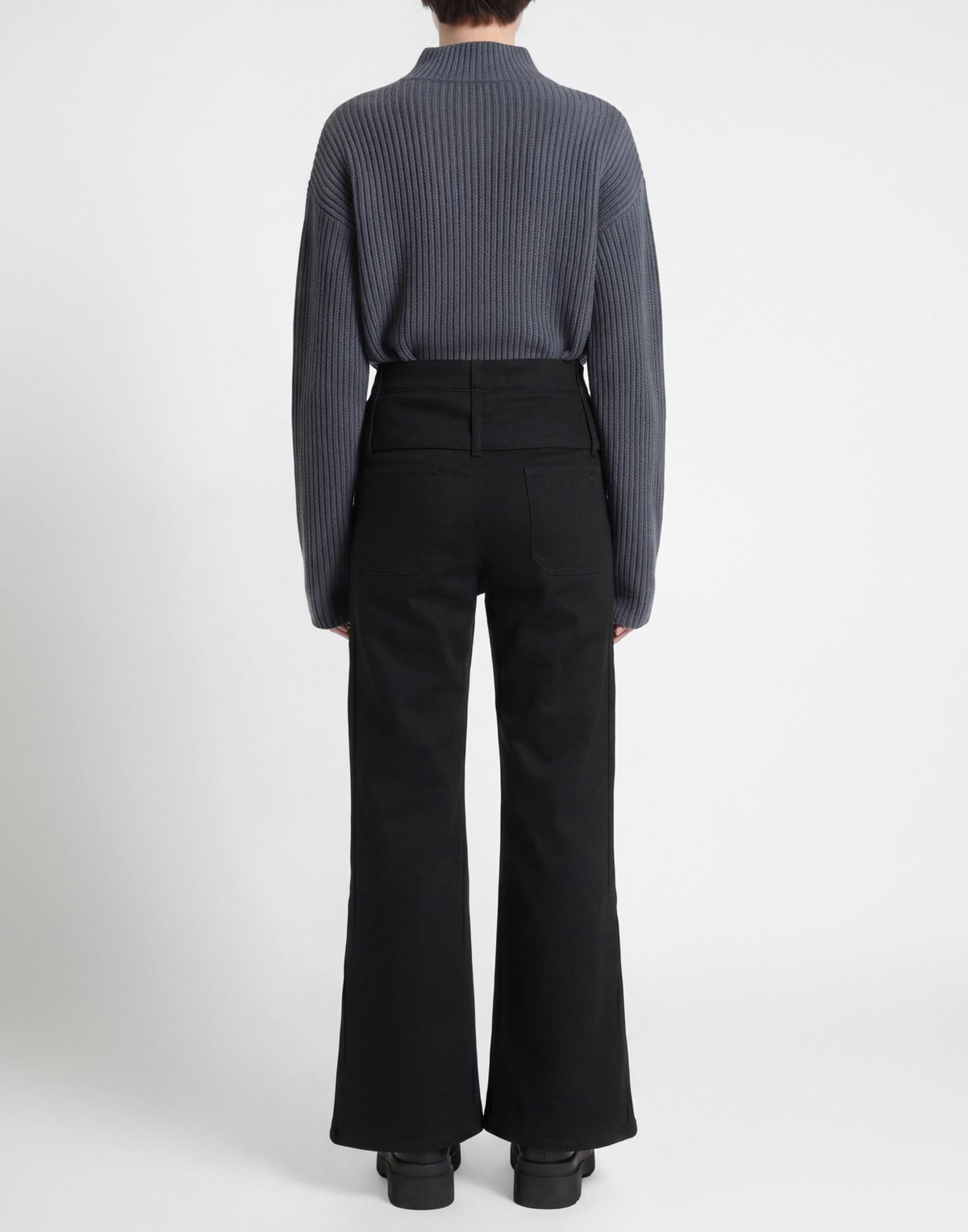 Courrèges Womens Pants in Black