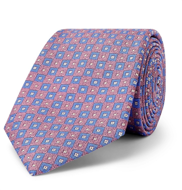 Photo: Turnbull & Asser - 8cm Silk-Jacquard Tie - Pink