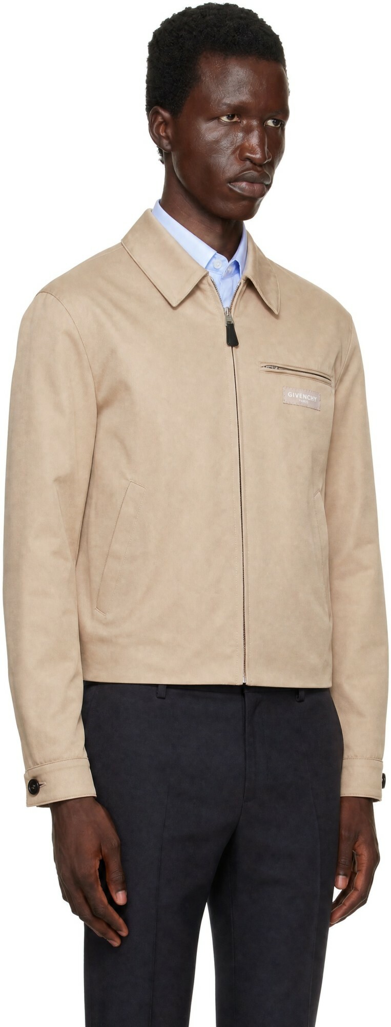 Givenchy Beige Cotton Harrington Jacket