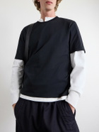 Studio Nicholson - Bric Cotton-Jersey T-Shirt - Black