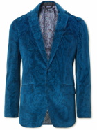 Etro - Unstructured Cotton-Corduroy Suit Jacket - Blue