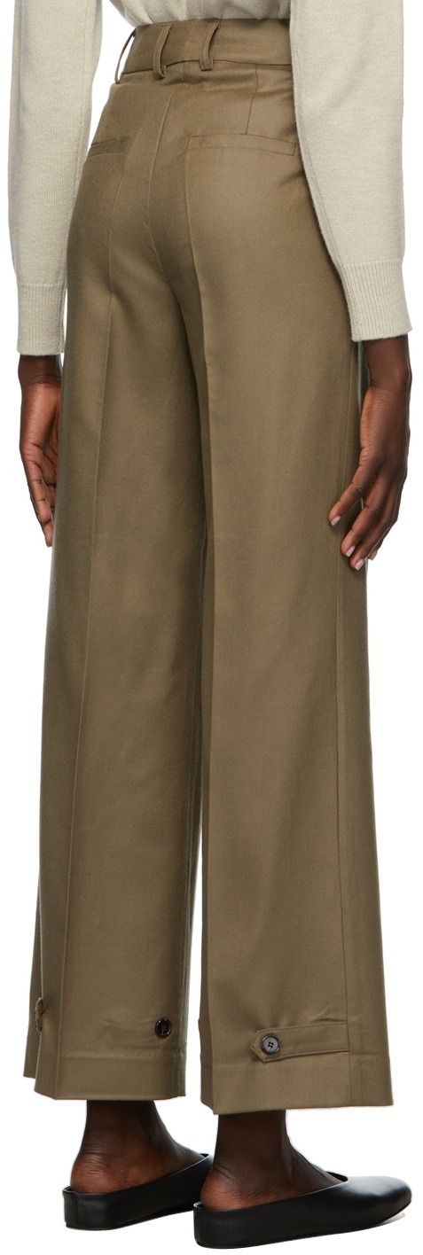 Blossom Taupe Wool Super Trousers