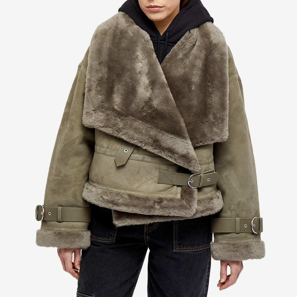 Shoreditch Ski Club Women's Darling Cropped Shearling Jacket