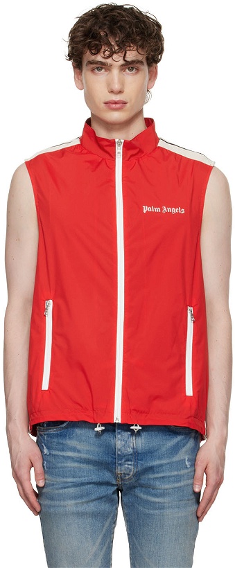 Photo: Palm Angels Red Classic Vest