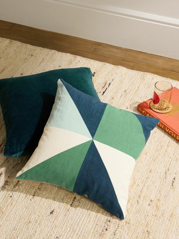 Photo: The Conran Shop - Ashby Patchwork Linen Cushion Cover, 45 x 45cm
