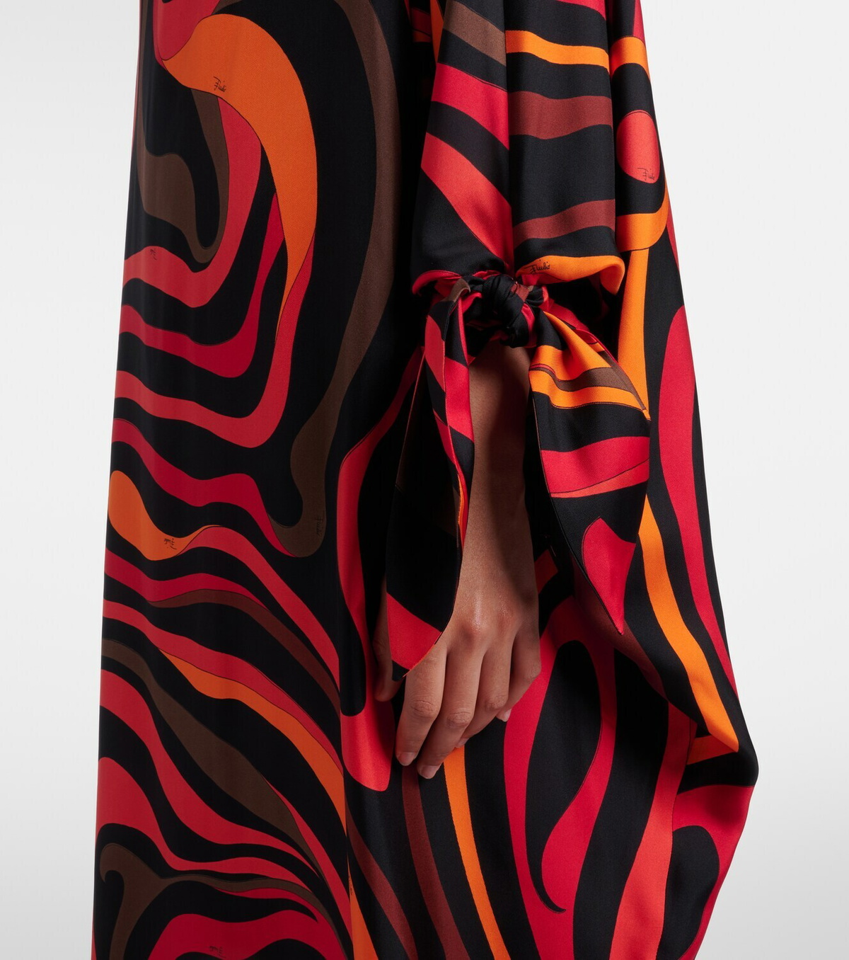 Pucci Marmo embellished silk twill kaftan