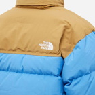 The North Face Men's 92 Low-Fi Hi-Tek Nuptse in Super Sonic Blue/Utility Brown