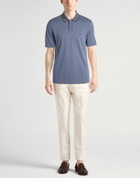 Brioni Mens Polo shirt Slate in Blue
