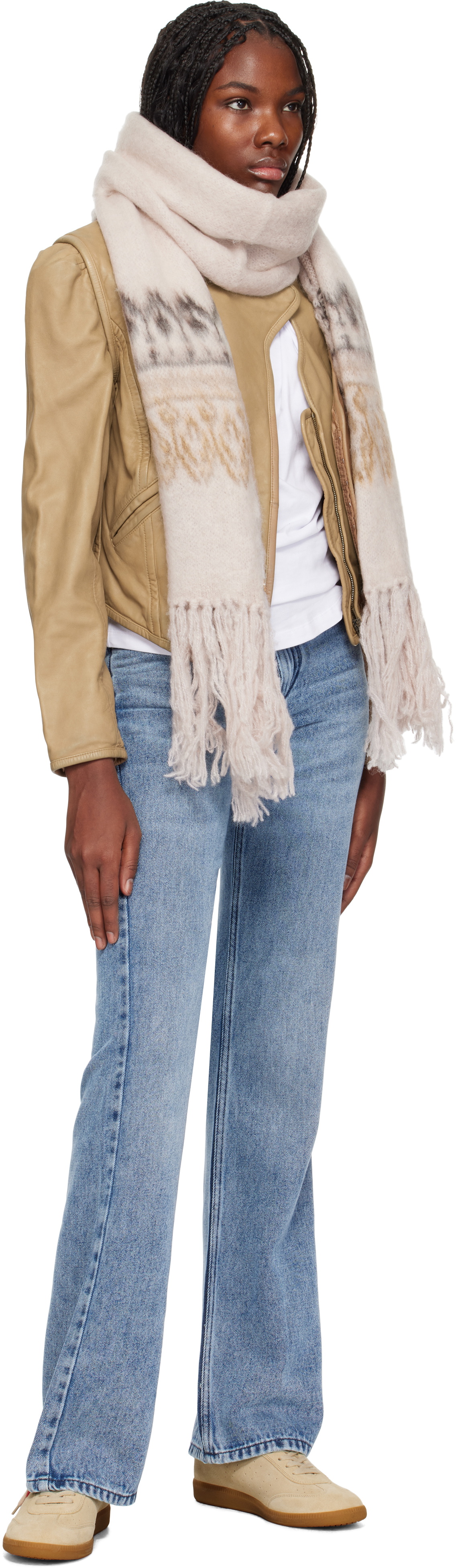 Isabel Marant Taupe Dayna Scarf