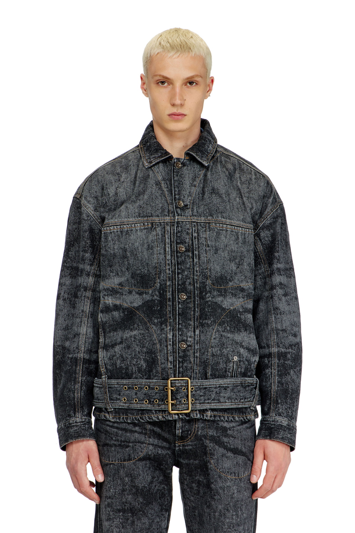 d*4様 archive diesel flare sleeve jacket d*4様 archive diesel flare sleeve jacket Men's Denim blazer with
