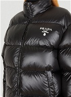 Re-Nylon Quilted Jacket in Black