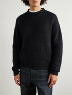 Monitaly - Alpaguan Alpaca-Blend Sweater - Black