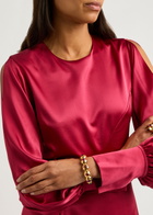 Joanna Laura Constantine Wave Crystal-embellished 18kt Gold-plated Cuff - One Size