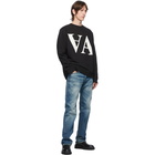 Vyner Articles Black and White AA Graphic Sweatshirt