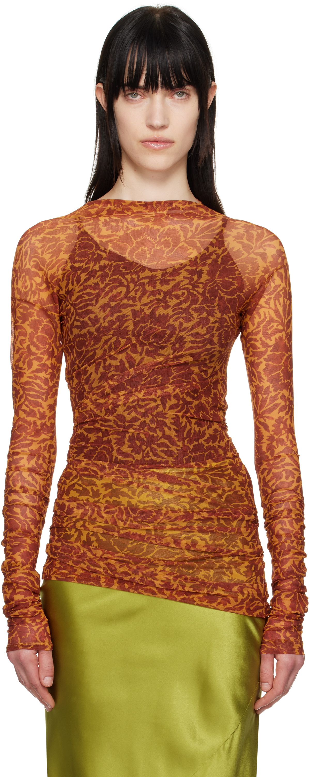 Dries Van Noten - Woman - Orange - Shirt