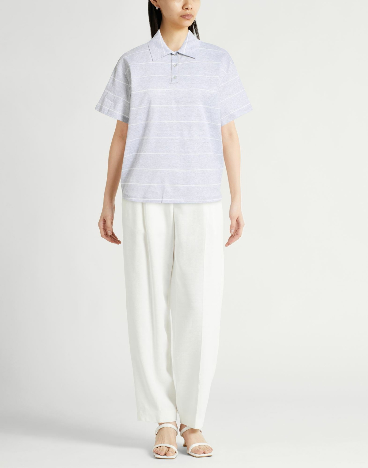 Peserico Womens Polo shirt Light in Grey