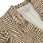 AMI Paris Men's Prince of Wales Wool Blazer in Caramel/Blanc Creme