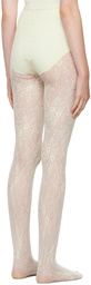 Swedish Stockings Off-White Rosa Lace Tights