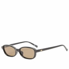 Le Specs Women's Honey Pot Sunglasses in Black/Brown Mono 