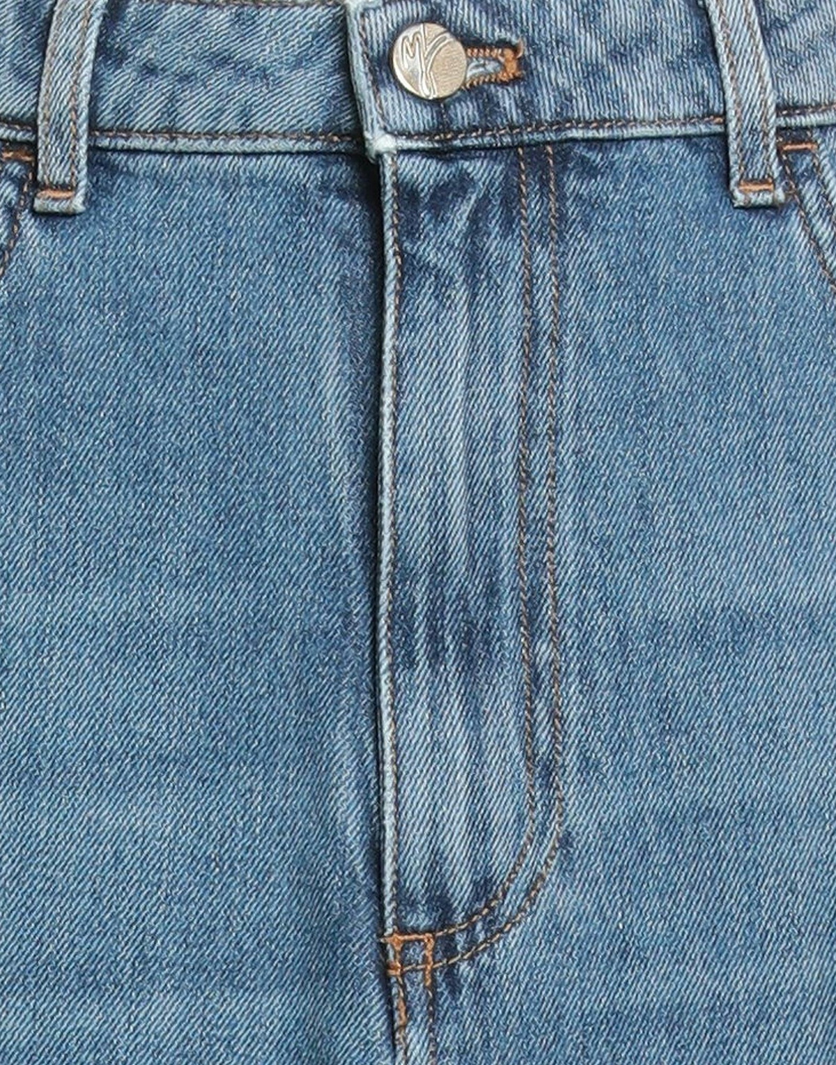 Manila Grace Womens Denim skirt in Blue