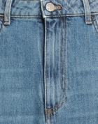 Manila Grace Womens Denim skirt in Blue