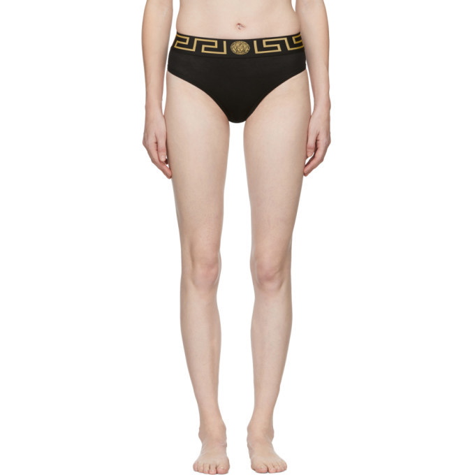 Photo: Versace Underwear Black Medusa Empire Briefs