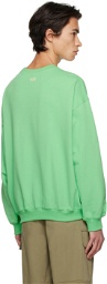 Kijun SSENSE Exclusive Green 'Sunburn' Sweatshirt